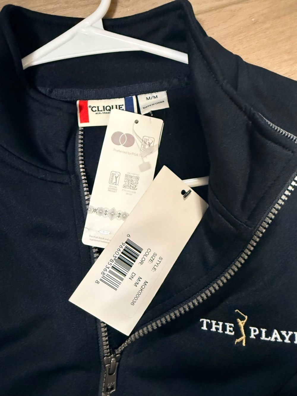 The players, lightweight zip jacket.